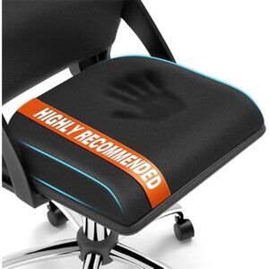 Large Seat Cushion, Memory Foam Cushion for Long Sitting Hours on Office Chair